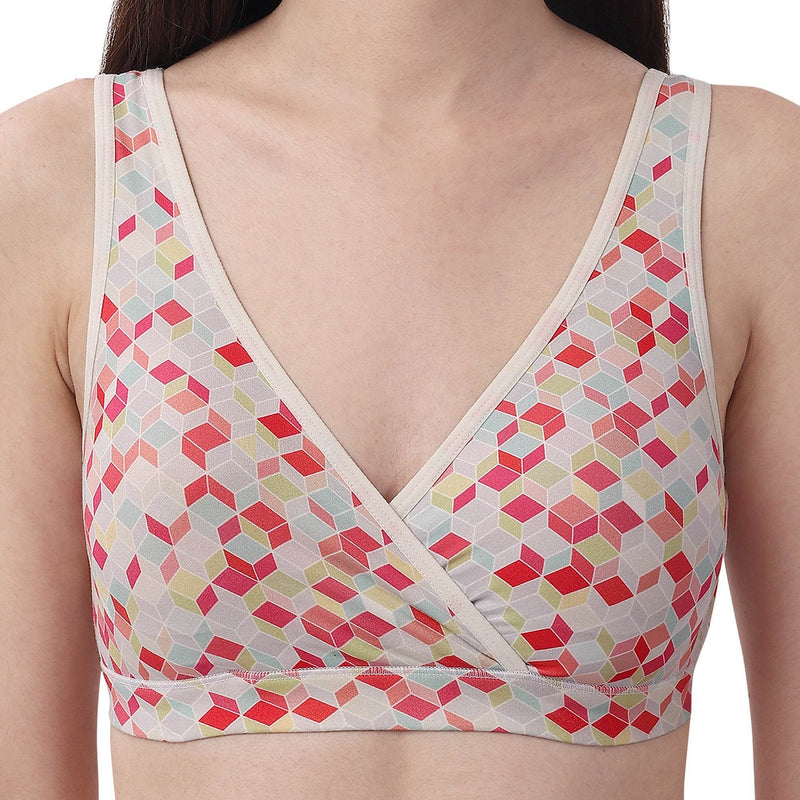 SOIE Woman - Non Padded Non Wired Lounge Bra with Removable Cups - -for Women