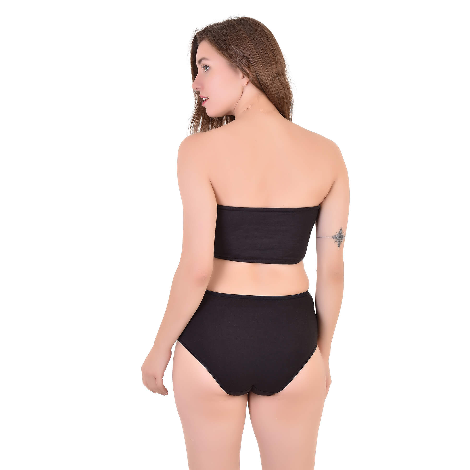 Bamboo Fabric Tube Top | Black