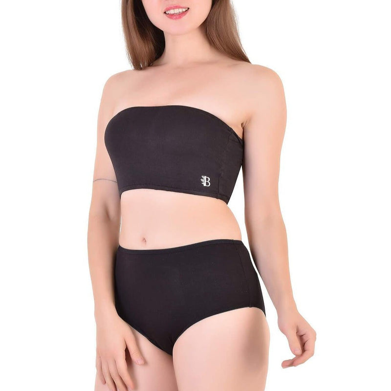 Bamboo Fabric Tube Top | Black