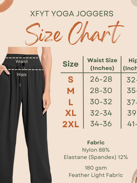 Nirvana Black Yoga Joggers