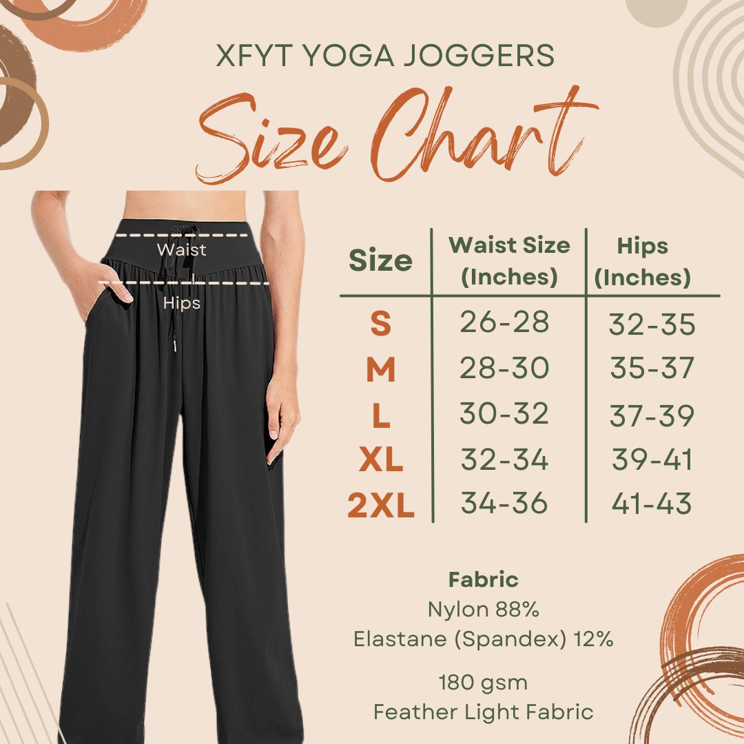 Nirvana Black Yoga Joggers