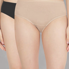 High Rise Full Coverage Cotton Modal Panty with Soft No-Mark Waistband