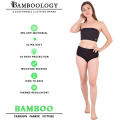 Bamboo Fabric Tube Top | Black