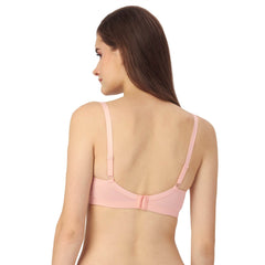 SOIE Woman - Non Padded Non Wired Full Coverage Cotton Spandex Encircled T-shirt Bra - -for Women
