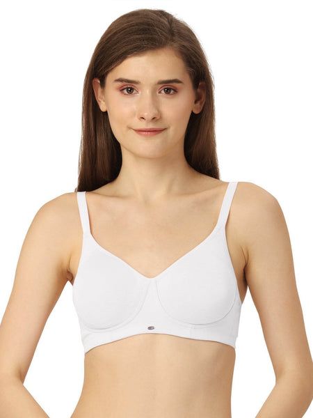 SOIE Woman - Non Padded Non Wired Full Coverage Cotton Spandex Encircled T-shirt Bra - -for Women