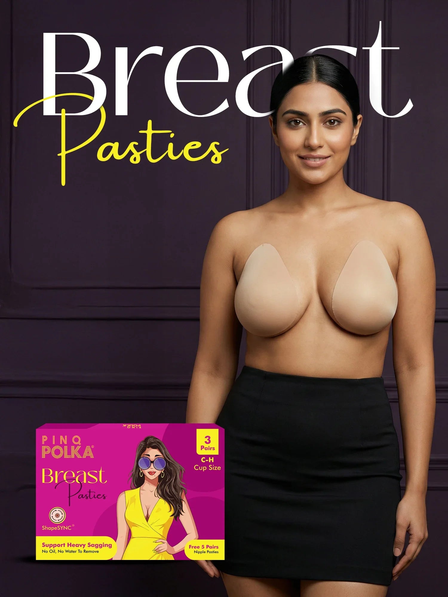 Invisible Breast Lift Pasties (Free Nipple Pasties)