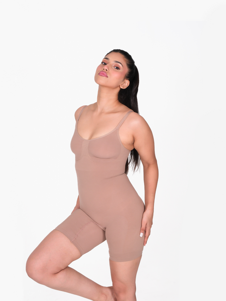 Butt Lifting Mid Thigh Bodysuit