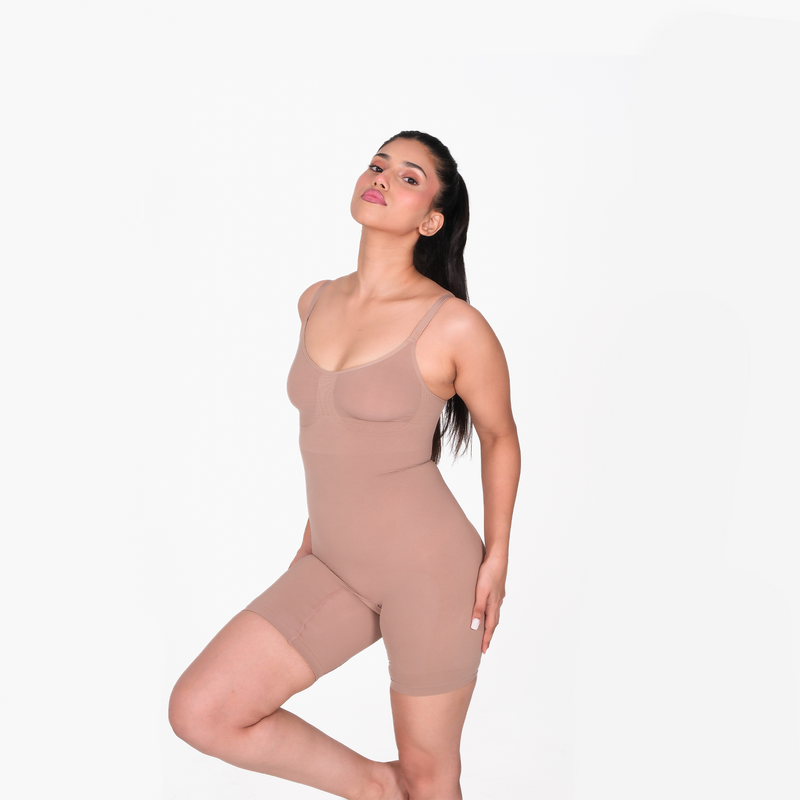 Butt Lifting Mid Thigh Bodysuit