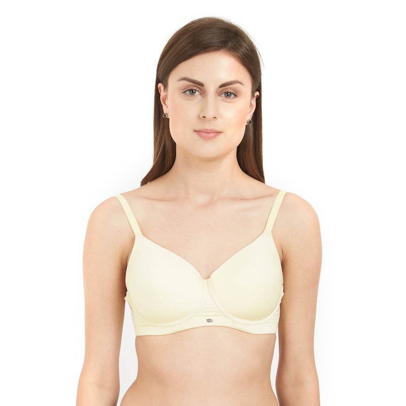 SOIE Woman - Full Coverage Padded Non Wired Bra - Bra -for Women