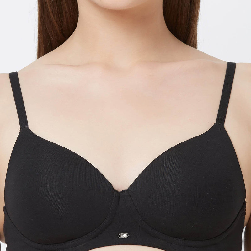 SOIE Woman - Semi/Medium Coverage Padded Non Wired T-shirt Bra - Bra -for Women