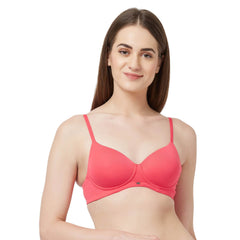 SOIE Woman - Semi/Medium Coverage Padded Non Wired T-shirt Bra - Bra -for Women