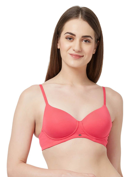 SOIE Woman - Semi/Medium Coverage Padded Non Wired T-shirt Bra - Bra -for Women