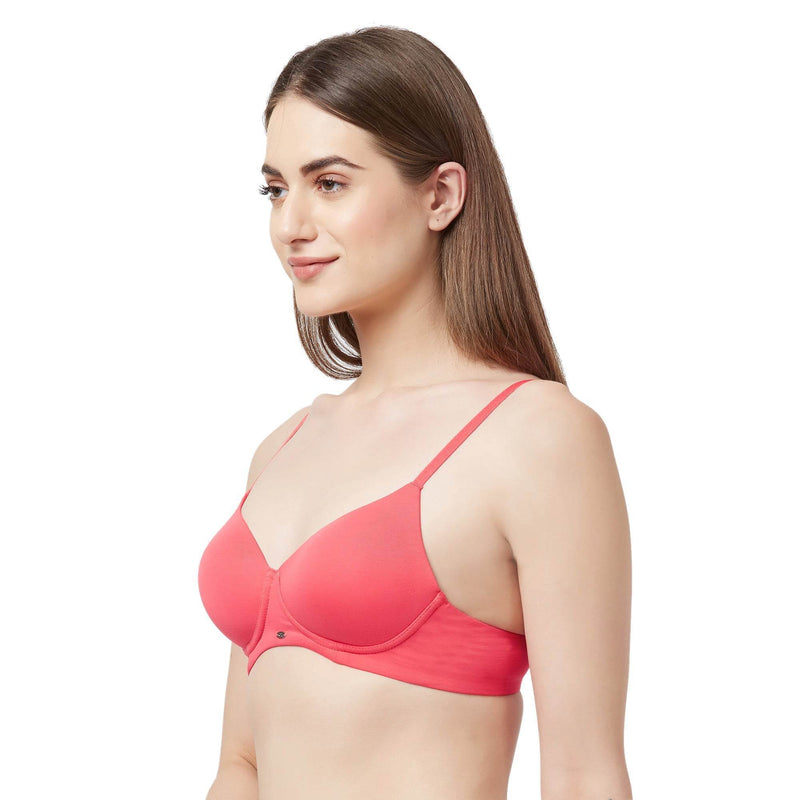 SOIE Woman - Semi/Medium Coverage Padded Non Wired T-shirt Bra - Bra -for Women