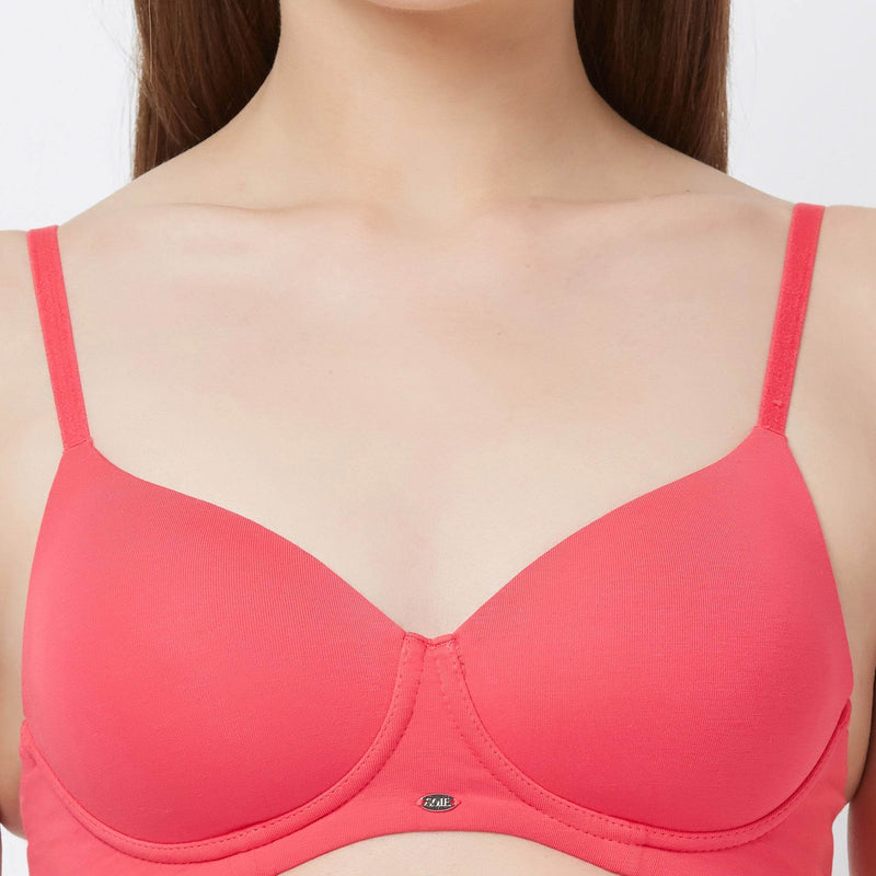 SOIE Woman - Semi/Medium Coverage Padded Non Wired T-shirt Bra - Bra -for Women