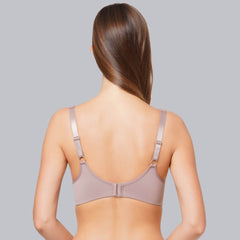 SOIE Woman - Padded Wired Full Coverage Seamless Cups Sweetheart Neckline Bra - Bra -for Women