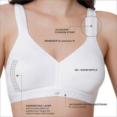 SOIE Woman - Full coverage Non padded Non wired Bra - Bra -for Women