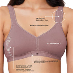 SOIE Woman - Full coverage Non padded Non wired Bra - Bra -for Women