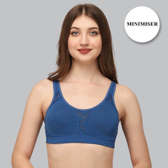 SOIE Woman - Non Padded Non Wired Full Coverage Minimizer T-shirt Bra - Bra -for Women