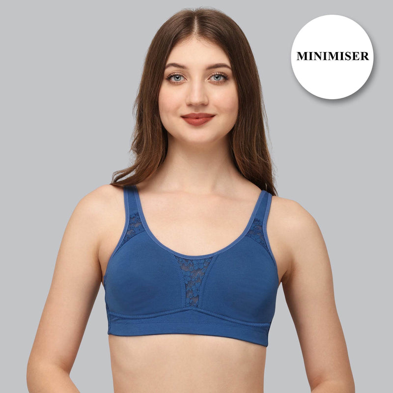 SOIE Woman - Non Padded Non Wired Full Coverage Minimizer T-shirt Bra - Bra -for Women