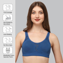 SOIE Woman - Non Padded Non Wired Full Coverage Minimizer T-shirt Bra - Bra -for Women