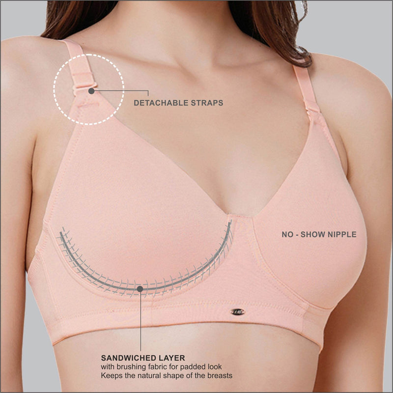 SOIE Woman - Non Padded Non Wired Full Coverage T-shirt Bra - Bra -for Women