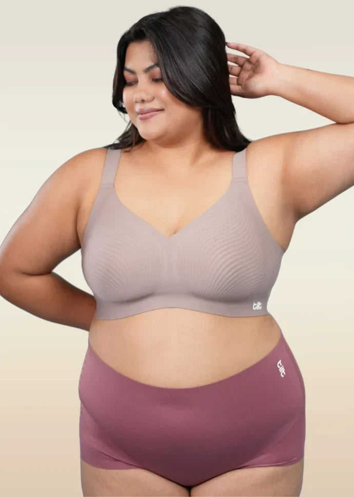 Set - Coco Wave Bra and Pink Shaper Underwear