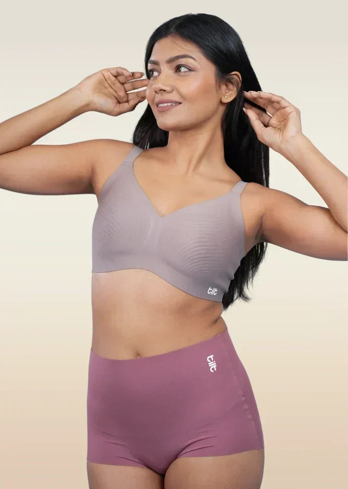 Set - Coco Wave Bra and Pink Shaper Underwear