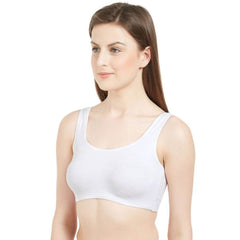 SOIE Woman - Non Wired Non Padded Full Coverage Low Impact Slip on Sports Bra (Pack of 2) - Lounge Bra -for Women