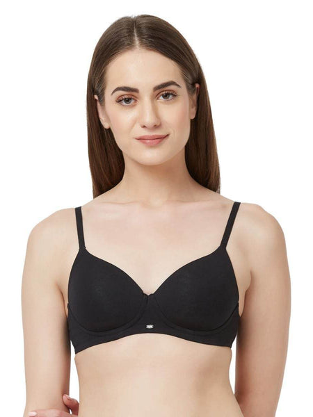 SOIE Woman - Semi/Medium Coverage Padded Non Wired T-shirt Bra(PACK OF 2) - -for Women