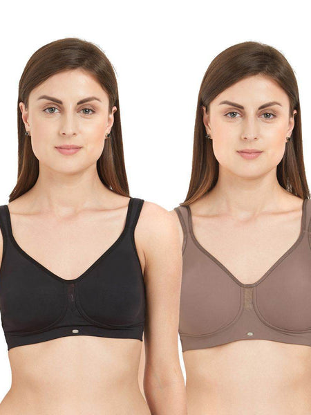 SOIE Woman - Full Coverage Minimizer Non Padded Non Wired Bra - Bra -for Women