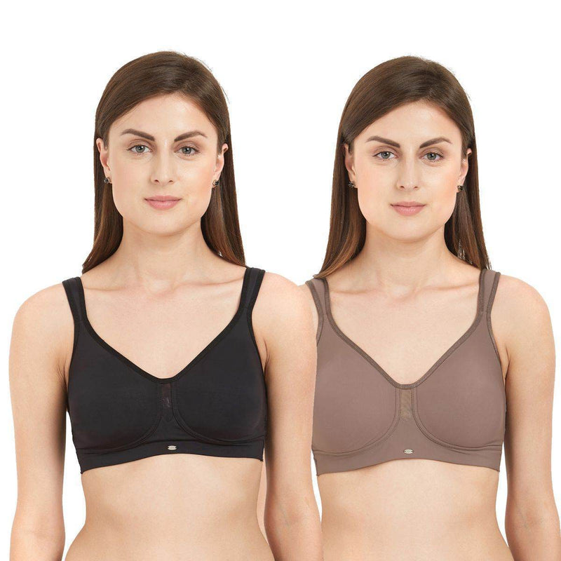 SOIE Woman - Full Coverage Minimizer Non Padded Non Wired Bra - Bra -for Women