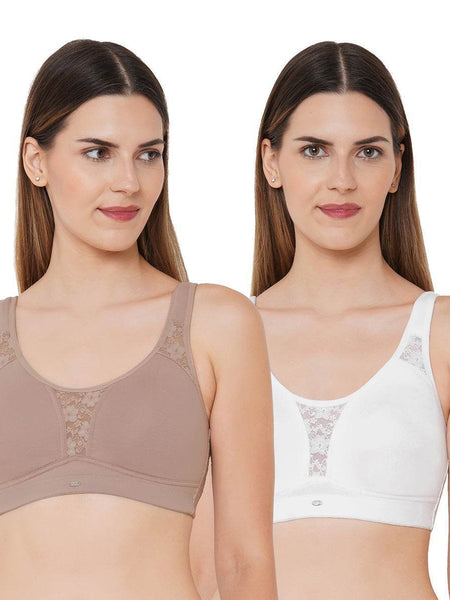 SOIE Woman - Full coverage Non padded Non wired Bra Combo - Bra -for Women