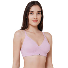 SOIE Woman - Non padded Non wired full coverage T-shirt Bra Combo - -for Women