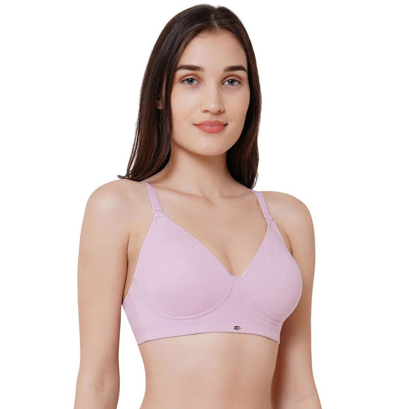 SOIE Woman - Non padded Non wired full coverage T-shirt Bra Combo - -for Women