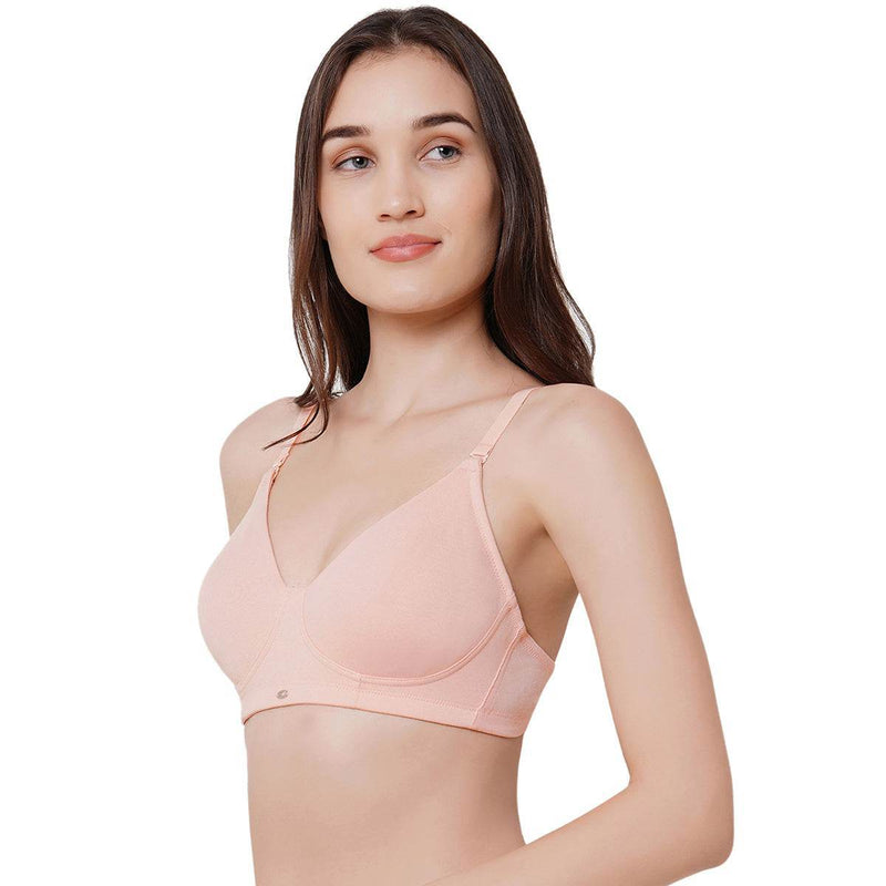 SOIE Woman - Non padded Non wired full coverage T-shirt Bra Combo - -for Women