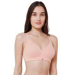 SOIE Woman - Non padded Non wired full coverage T-shirt Bra Combo - -for Women