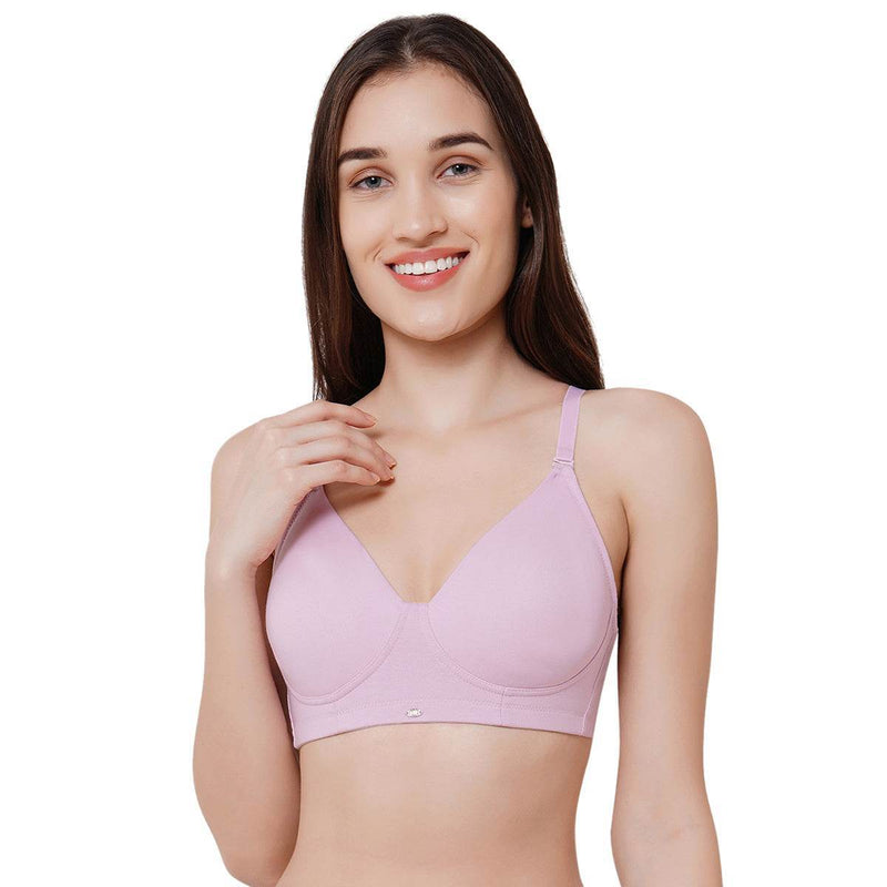 SOIE Woman - Non padded Non wired full coverage T-shirt Bra Combo - -for Women