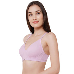 SOIE Woman - Non padded Non wired full coverage T-shirt Bra Combo - -for Women