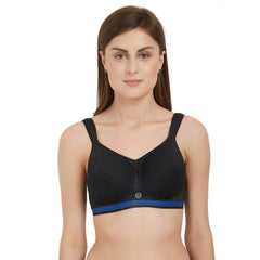 SOIE Woman - Full Coverage High Impact Padded Non Wired Sports Bra (Pack of 2) - Bra -for Women