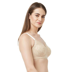 SOIE Woman - Full Coverage Non Padded Non Wired Lace Bra Combo - Bra -for Women