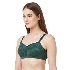 SOIE Woman - Full Coverage Non Padded Non Wired Lace Bra Combo - Bra -for Women