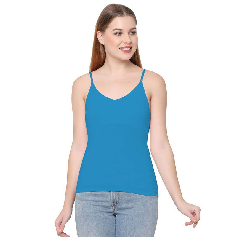 SOIE Woman - Cotton Spandex Detachable Straps Camisole (PACK OF 2) - Camisole -for Women