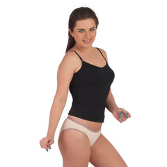SOIE Woman - Cotton spandex detachable straps Camisole - Camisole -for Women