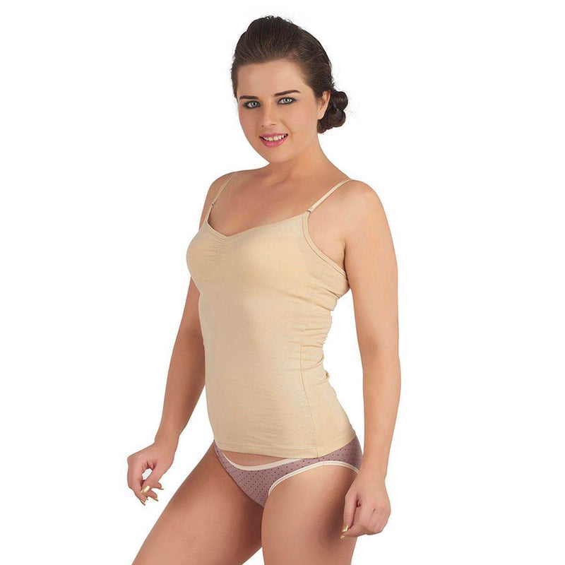 SOIE Woman - Cotton spandex detachable straps Camisole - Camisole -for Women