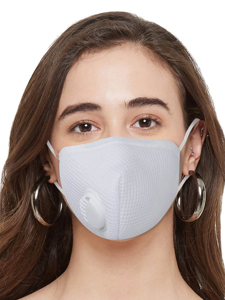 SOIE Woman - Two way respirator -8 Layer reusable SN 99 Protection Ear Loops Mask - Pack of 3 - -for Women