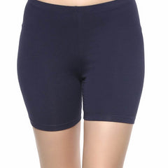 SOIE Woman - Solid Cotton Spandex Cycling Shorts (PACK of 2) - -for Women
