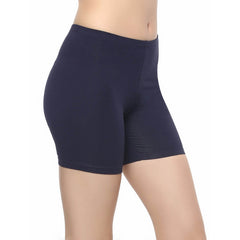 SOIE Woman - Solid Cotton Spandex Cycling Shorts - -for Women