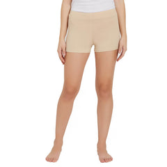 SOIE Woman - Solid Cotton Spandex Cycling Shorts - -for Women