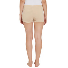 SOIE Woman - Solid Cotton Spandex Cycling Shorts - -for Women