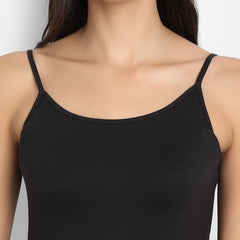 Bamboo Fabric Camisole Black and White | Pack of 2